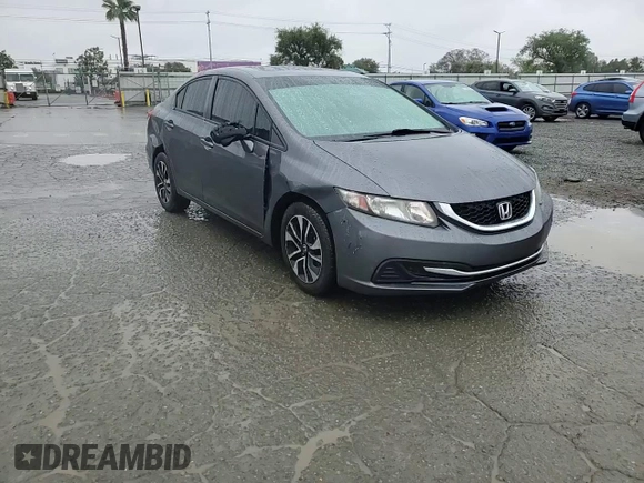 2014 Honda Civic Sedan EX with VIN 19XFB2F81EE038736, listed as a Copart auction lot 51261615 with 103,323 mi miles and Salvage Title. Bid and sale history available at carsss.com. Image 10.