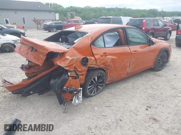 2022 Subaru WRX Premium with VIN JF1VBAF66N9007528, listed as a IAAI auction lot 42240612 with 99,347 mi miles and . Bid and sale history available at DreamBid. Image 4.