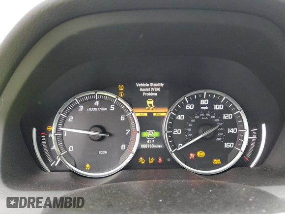 2019 Acura TLX with VIN 19UUB1F39KA007210, listed as a Copart auction lot 43284185 with 88,168 mi miles and Salvage Title. Bid and sale history available at carsss.com. Image 9.