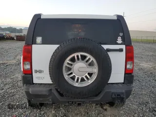 2007 Hummer H3 SUV with VIN 5GTDN13E078177927, listed as a Copart auction lot 75009904 with 127,160 mi miles and Salvage Title. Bid and sale history available at carsss.com. Image 6.