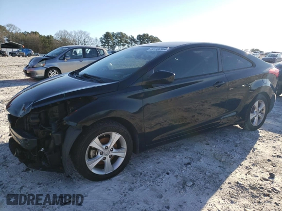 2013 Hyundai Elantra Coupe GS with VIN KMHDH6AE5DU015000, listed as a Copart auction lot 86736964 with 171,320 mi miles and Salvage Title. Bid and sale history available at carsss.com. Image 1.