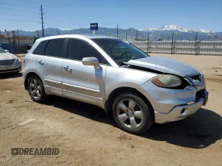 2007 Acura RDX with VIN 5J8TB18297A008770, listed as a Copart auction lot 53571265 with 208,195 mi miles and Salvage Title. Bid and sale history available at DreamBid. Image 4.
