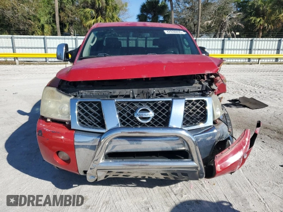 2006 Nissan Titan SE with VIN 1N6BA06A56N537591, listed as a Copart auction lot 42936655 with 135,907 mi miles and Salvage Title. Bid and sale history available at DreamBid. Image 5.