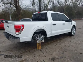 2023 Ford F-150 XL with VIN 1FTEW1C87PFA34231, listed as a IAAI auction lot 41403103 with 29,475 mi miles. Bid and sale history available at carsss.com. Image 4.