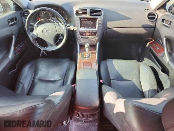 2007 Lexus IS 350 with VIN JTHBE262975014988, listed as a Copart auction lot 59887125 with 135,686 mi miles and Salvage title. Bid and sale history available at DreamBid. Image 8.