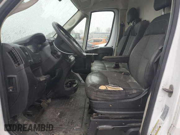 2018 Ram ProMaster Cargo with VIN 3C6URVJG2JE108281, listed as a Copart auction lot 44263195 with 210,691 mi miles and Clean Title. Bid and sale history available at carsss.com. Image 7.