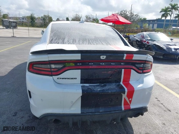 2018 Dodge Charger R/T Scat Pack with VIN 2C3CDXGJ1JH134963, listed as a IAAI auction lot 41492867 with NaN miles. Bid and sale history available at carsss.com. Image 16.