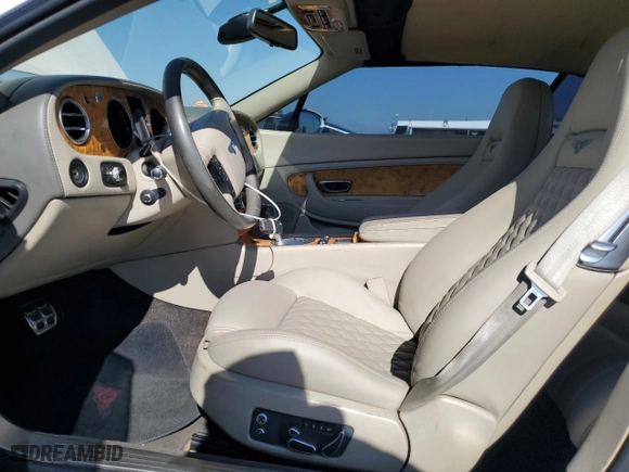 2007 Bentley Continental GT with VIN SCBDR33W87C047099, listed as a Copart auction lot 77594114 with 120,228 mi miles and Clean Title. Bid and sale history available at carsss.com. Image 7.