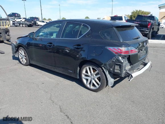 2014 Lexus CT 200h Hybrid with VIN JTHKD5BH1E2176451, listed as a IAAI auction lot 41520912 with 150,881 mi miles. Bid and sale history available at carsss.com. Image 3.