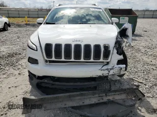2017 Jeep Cherokee Latitude with VIN 1C4PJLCS6HD214568, listed as a Copart auction lot 47481225 with 106,499 mi miles and Salvage Title. Bid and sale history available at carsss.com. Image 5.