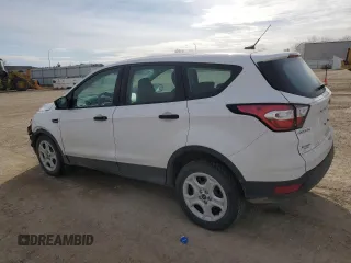 2018 Ford Escape S with VIN 1FMCU0F70JUC60202, listed as a Copart auction lot 46696365 with 97,236 mi miles and Salvage Title. Bid and sale history available at carsss.com. Image 2.