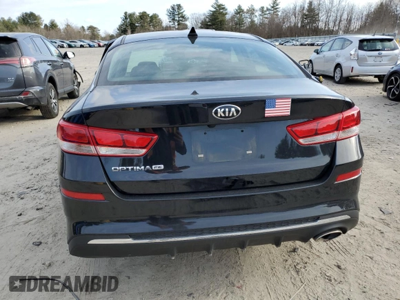 2020 Kia Optima LX with VIN 5XXGT4L37LG436947, listed as a Copart auction lot 48415885 with 19,325 mi miles and Salvage Title. Bid and sale history available at carsss.com. Image 6.