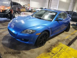 2004 Mazda RX-8 with VIN JM1FE173440122206, listed as a Copart auction lot 41416905 with 99,739 mi miles and Salvage Title. Bid and sale history available at carsss.com. Image 1.