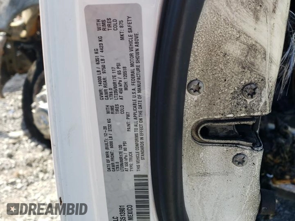 2021 Ram 3500 Big Horn with VIN 3C63RRHL6MG513901, listed as a Copart auction lot 41431395 with 0 mi miles and Non Repairable. Bid and sale history available at carsss.com. Image 12.