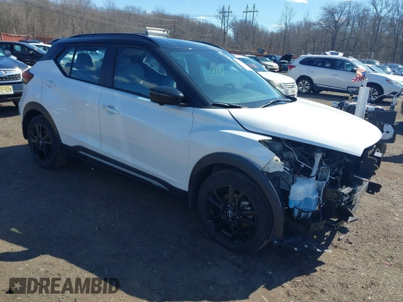 2023 Nissan Kicks SR with VIN 3N1CP5DV6PL473400, listed as a IAAI auction lot 41751167 with 23,539 mi miles. Bid and sale history available at carsss.com. Image 1.