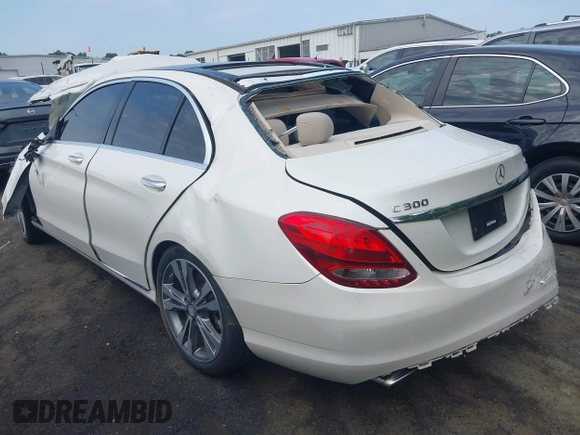 2017 Mercedes-Benz C 300 with VIN WDDWF4KB1HR250729, listed as a IAAI auction lot 42580813 with Not provided miles and . Bid and sale history available at DreamBid. Image 3.