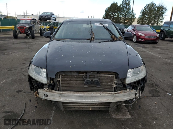 2010 Audi A6 with VIN WAUBVAFB9AN069697, listed as a Copart auction lot 52449595 with 97,110 mi miles and Salvage title. Bid and sale history available at DreamBid. Image 5.
