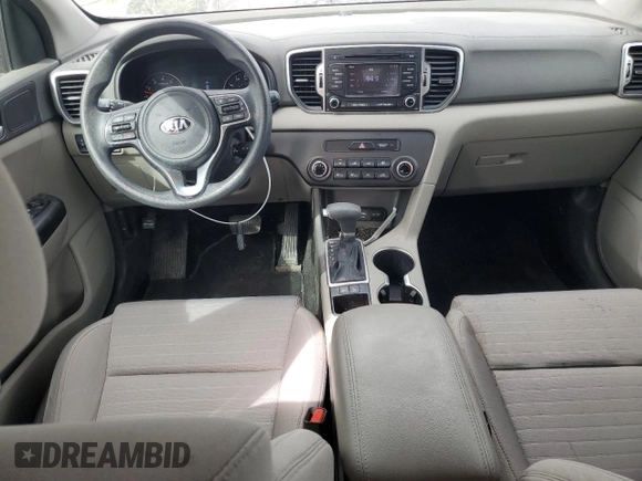 2018 Kia Sportage LX with VIN KNDPM3AC1J7478966, listed as a Copart auction lot 49420255 with 121,558 mi miles and Salvage Title. Bid and sale history available at carsss.com. Image 8.