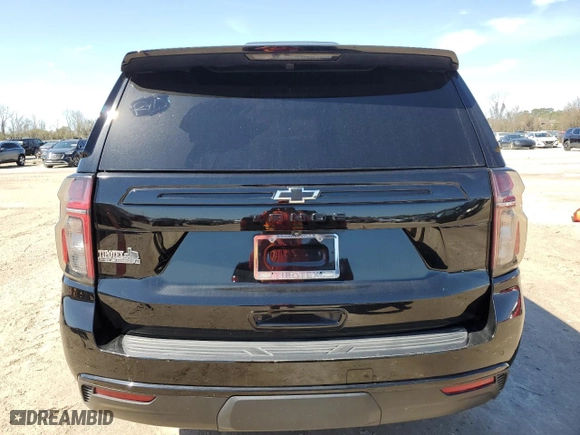 2023 Chevrolet Tahoe Z71 with VIN 1GNSKPKDXPR401631, listed as a Copart auction lot 47016145 with 14,155 mi miles and Clean Title. Bid and sale history available at carsss.com. Image 6.