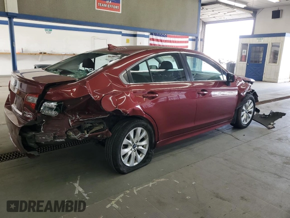 2016 Subaru Legacy Premium with VIN 4S3BNAD65G3054837, listed as a Copart auction lot 57000325 with 126,299 mi miles and Salvage title. Bid and sale history available at DreamBid. Image 3.