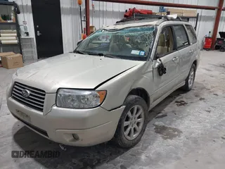 2007 Subaru Forester X w/Premium Pkg with VIN JF1SG65657G703816, listed as a IAAI auction lot 41497811 with 124,286 mi miles. Bid and sale history available at carsss.com. Image 2.
