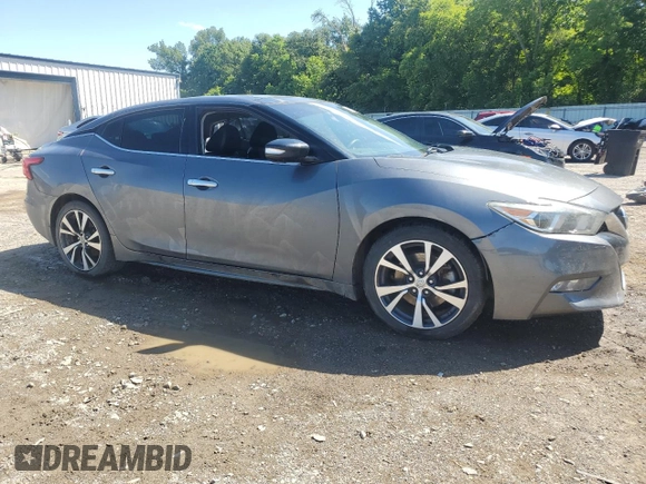 2017 Nissan Maxima S with VIN 1N4AA6AP2HC377302, listed as a Copart auction lot 61807035 with 110,995 mi miles and Salvage title. Bid and sale history available at DreamBid. Image 4.