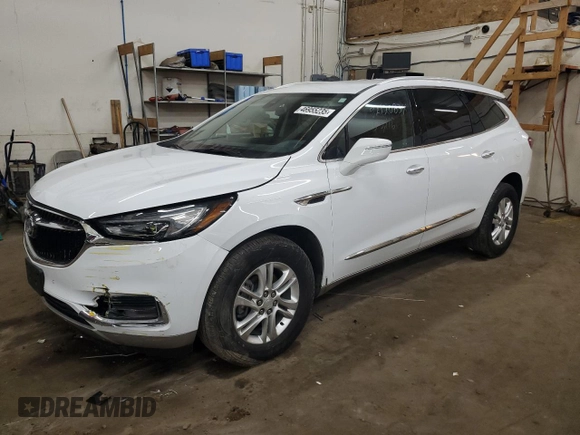 2020 Buick Enclave Premium with VIN 5GAEVBKW0LJ285528, listed as a Copart auction lot 46955235 with 53,196 mi miles and Salvage Title. Bid and sale history available at carsss.com. Image 1.