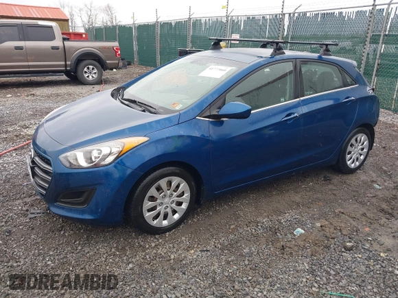 2016 Hyundai Elantra GT with VIN KMHD35LH4GU303420, listed as a IAAI auction lot 41777060 with 109,107 mi miles. Bid and sale history available at carsss.com. Image 2.