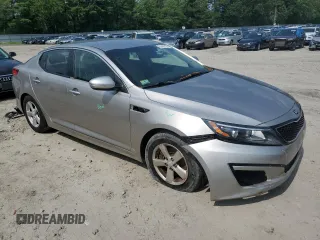 2015 Kia Optima LX with VIN KNAGM4A7XF5583532, listed as a Copart auction lot 60408125 with 108,622 mi miles and Clean title. Bid and sale history available at DreamBid. Image 4.
