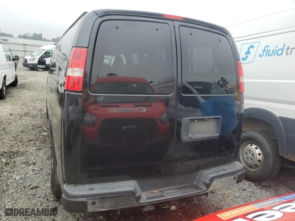 2018 Chevrolet Express Passenger LT with VIN 1GAZGPFG1J1185793, listed as a Copart auction lot 70657294 with 184,879 mi miles and Salvage Title. Bid and sale history available at carsss.com. Image 6.
