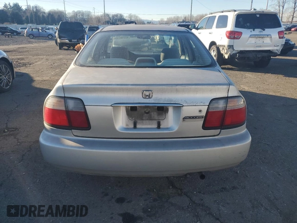 1997 Honda Accord Special Edition with VIN 1HGCD5608VA160443, listed as a Copart auction lot 42258745 with 345,049 mi miles and Salvage Title. Bid and sale history available at carsss.com. Image 6.