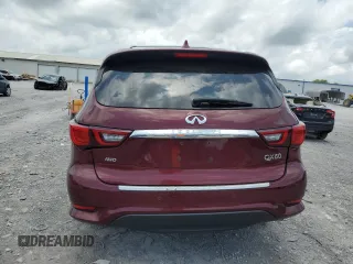 2020 Infiniti QX60 Luxe with VIN 5N1DL0MM5LC501051, listed as a Copart auction lot 61368415 with 91,558 mi miles and Salvage title. Bid and sale history available at DreamBid. Image 6.