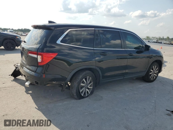 2021 Honda Pilot EX-L z VIN 5FNYF5H54MB038661, wystawiony jako Copart lot #55385035 z przebiegiem 56 686 mil mil oraz Szkoda całkowita • Salvage title. Historia ofert i sprzedaży dostępna na DreamBid. Obrazek 3.