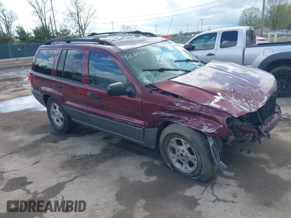 2001 Jeep Grand Cherokee Laredo with VIN 1J4GW48S91C588162, listed as a IAAI auction lot 42176476 with Not provided miles and . Bid and sale history available at DreamBid. Image 1.