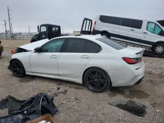 2022 BMW 3 Series 330i with VIN 3MW5R1J03N8C33896, listed as a Copart auction lot 42611745 with 0 mi miles and Salvage Title. Bid and sale history available at carsss.com. Image 2.