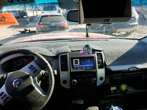 2015 Nissan Xterra S with VIN 5N1AN0NU4FN650328, listed as a Copart auction lot 57619685 with 79,037 mi miles and Salvage title. Bid and sale history available at DreamBid. Image 8.