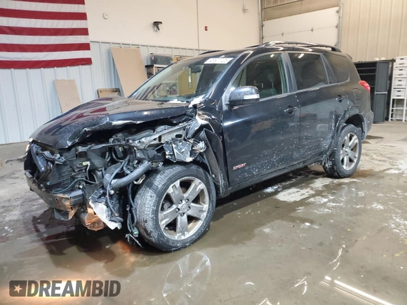 2012 Toyota RAV4 Sport with VIN JTMRF4DV3C5056704, listed as a Copart auction lot 45507725 with 152,527 mi miles and Salvage Title. Bid and sale history available at carsss.com. Image 1.
