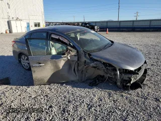 2015 Nissan Sentra SL with VIN 3N1AB7AP4FY365852, listed as a Copart auction lot 50348565 with Not Provided miles and Salvage Title. Bid and sale history available at DreamBid. Image 4.