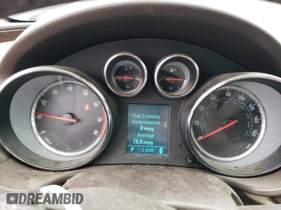2011 Buick Regal CXL RL1 with VIN 2G4GN5EC8B9174743, listed as a Copart auction lot 82770354 with 131,038 mi miles and Salvage Title. Bid and sale history available at DreamBid. Image 9.