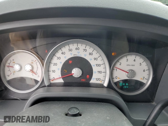2006 Dodge Dakota SLT with VIN 1D7HW42N86S583549, listed as a Copart auction lot 69373164 with 194,509 mi miles and Salvage Title. Bid and sale history available at carsss.com. Image 9.