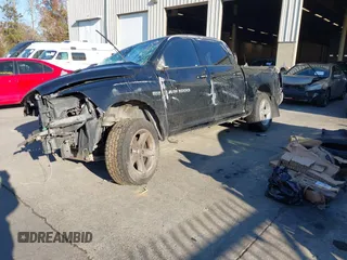 2012 Ram 1500 Sport with VIN 1C6RD7MT7CS341002, listed as a IAAI auction lot 41372780 with 1 mi miles. Bid and sale history available at carsss.com. Image 2.