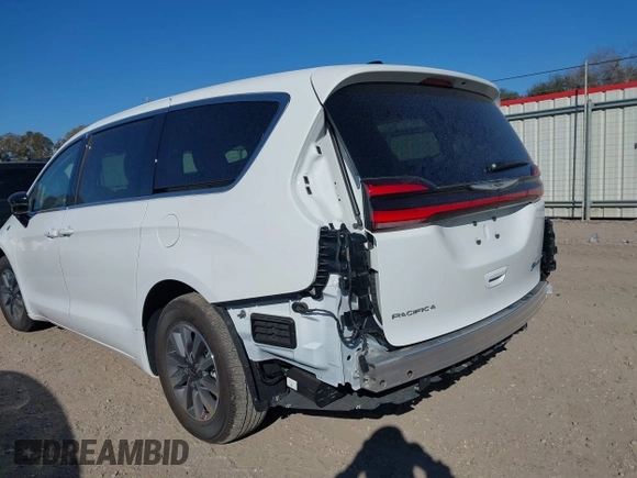 2024 Chrysler Pacifica Hybrid Select z VIN 2C4RC1S72RR169292, wystawiony jako IAAI lot #41308587 z przebiegiem 278 mil mil oraz . Historia ofert i sprzedaży dostępna na DreamBid. Obrazek 6.
