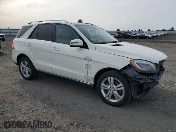 2013 Mercedes-Benz M 350 with VIN 4JGDA2EB2DA221051, listed as a Copart auction lot 52805955 with 136,797 mi miles and Salvage title. Bid and sale history available at DreamBid. Image 4.
