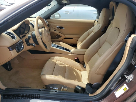 2014 Porsche Boxster с VIN WP0CA2A83ES120462, выставлен на аукционе Copart как лот 74617404 с пробегом 23 055 миль миль и На запчасти • Non repairable. История ставок и продаж доступна на DreamBid. Изображение 7.