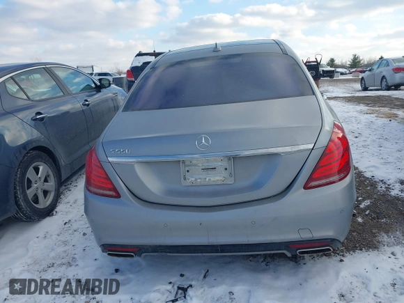 2015 Mercedes-Benz S-Class S 550 with VIN WDDUG8CB5FA108907, listed as a IAAI auction lot 41401448 with 96,035 mi miles. Bid and sale history available at carsss.com. Image 16.