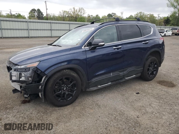 2022 Hyundai Santa Fe XRT with VIN 5NMS64AJXNH379800, listed as a Copart auction lot 50826825 with 69,348 mi miles and Salvage Title. Bid and sale history available at carsss.com. Image 1.