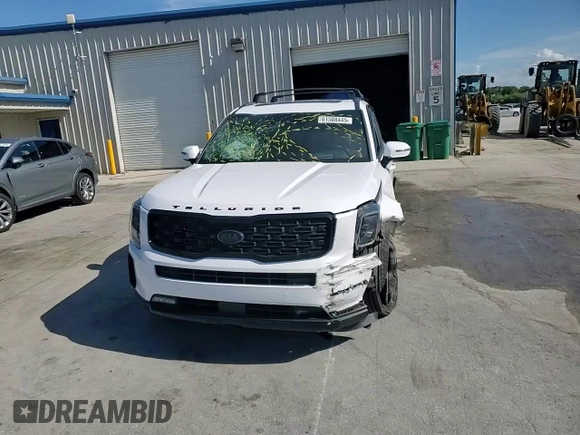 2021 Kia Telluride SX with VIN 5XYP5DHCXMG157444, listed as a Copart auction lot 61508445 with 50,145 mi miles and Non repairable. Bid and sale history available at DreamBid. Image 14.