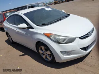 2012 Hyundai Elantra GLS with VIN 5NPDH4AE4CH070247, listed as a IAAI auction lot 42066865 with 205,890 mi miles. Bid and sale history available at carsss.com. Image 1.