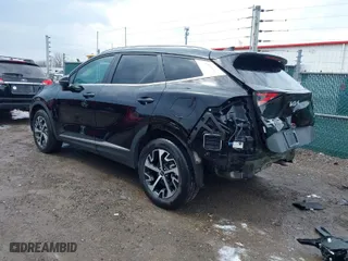 2024 Kia Sportage EX with VIN 5XYK3CDF3RG150062, listed as a IAAI auction lot 41902054 with 13,380 mi miles. Bid and sale history available at carsss.com. Image 3.