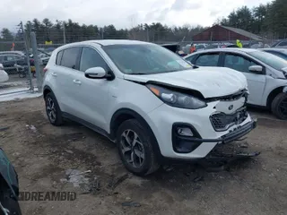 2021 Kia Sportage LX with VIN KNDPMCAC4M7894224, listed as a IAAI auction lot 41399182 with 26,036 mi miles. Bid and sale history available at carsss.com. Image 1.